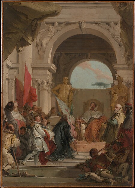Giovanni Battista Tiepolo, The Investiture of Bishop Harold as Duke of Franconia