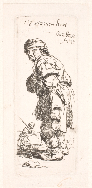 Rembrandt van Rijn, Bonde, der spørger om noget