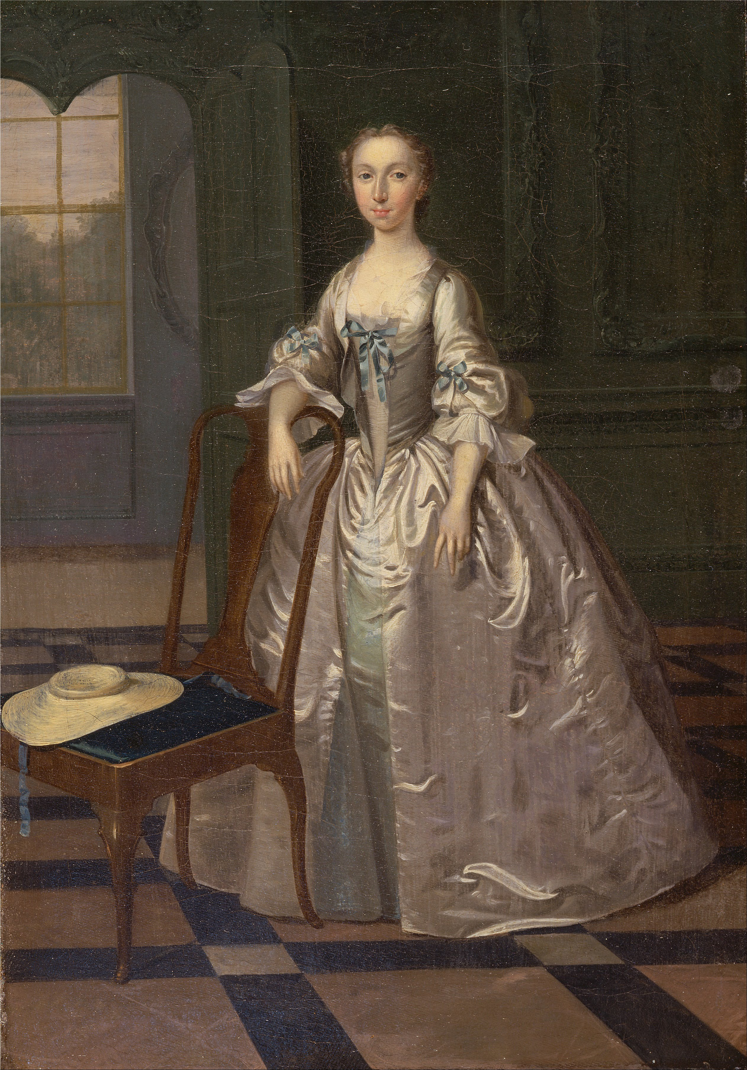 Arthur Devis, An Unknown Woman in a Drawing Room