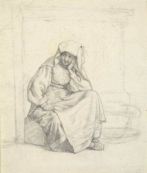 Wilhelm Marstrand, Siddende kvinde