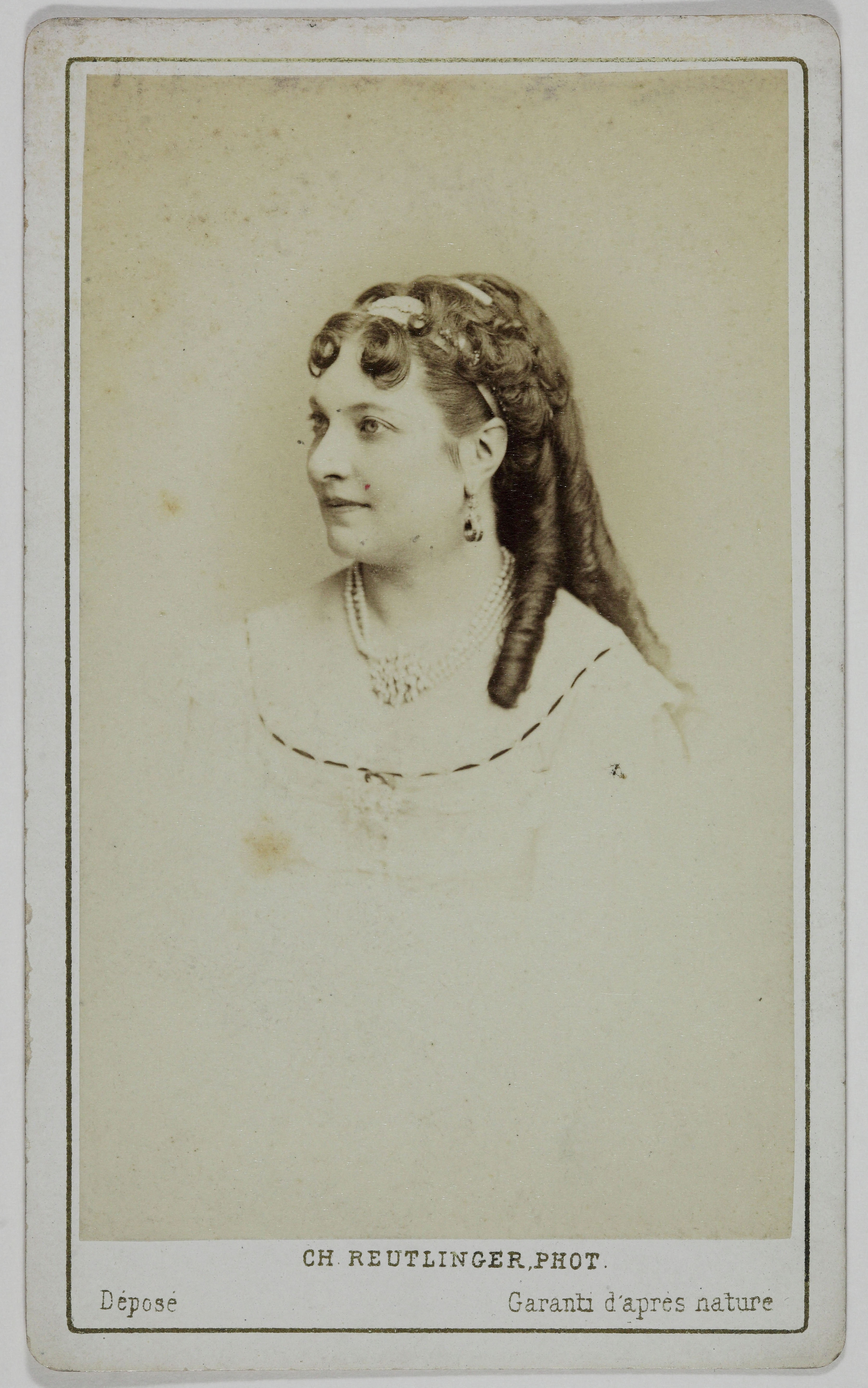 Charles Reutlinger, Portrait d'Aguillon, (Marthe Léocadie Baumann), (vers 1827-), (actrice)