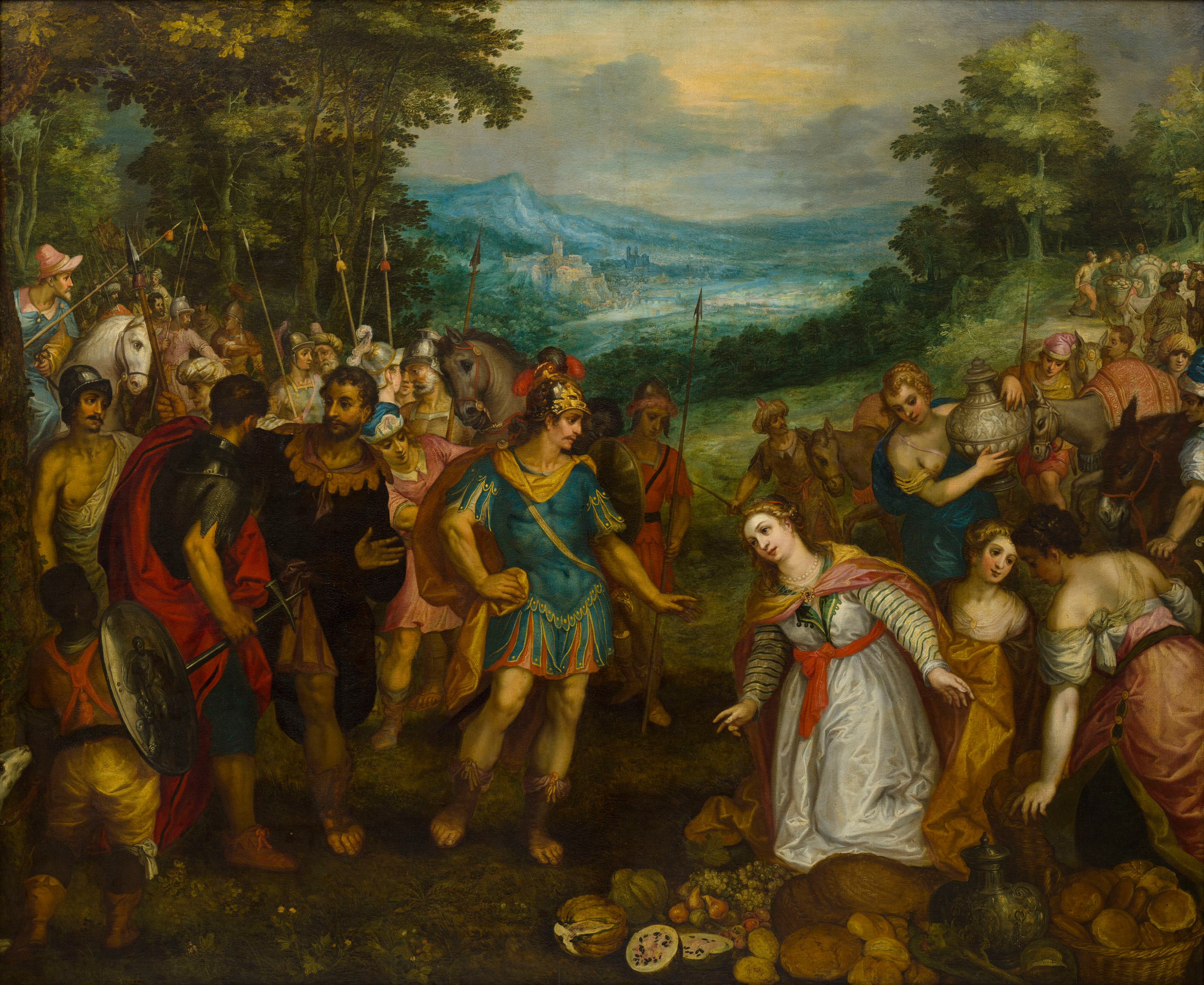 Hans Rottenhammer, De ontmoeting van David en Abigail