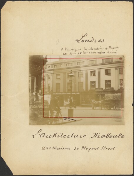 Unknown, [House on Regent Street]