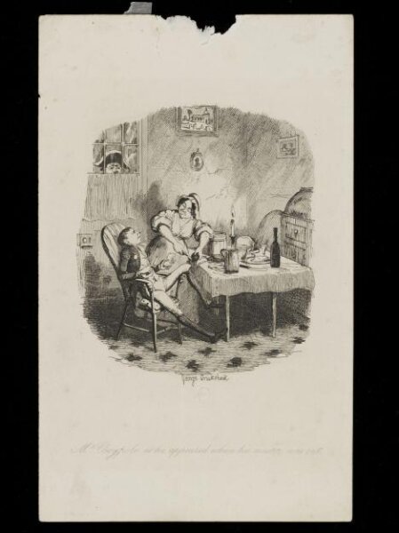 Cruikshank, George, Mr Claypole as he appeared when his master was out