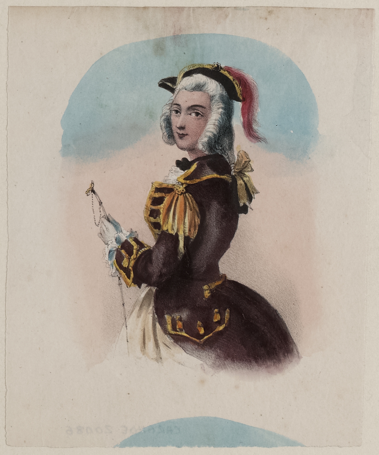 Anonyme, Portrait d'une jeune fille
