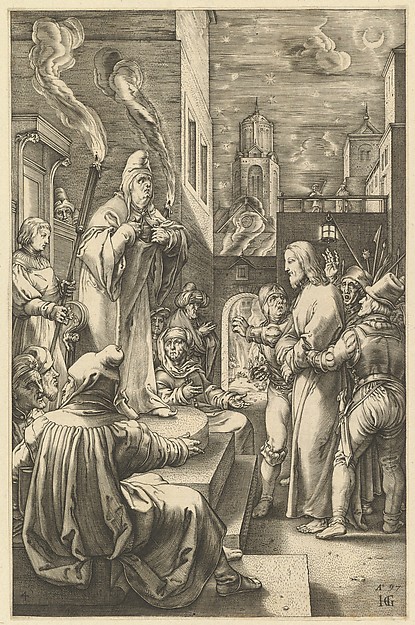 Anonymous, Christ Before Caiaphas, from "The Passion of Christ"