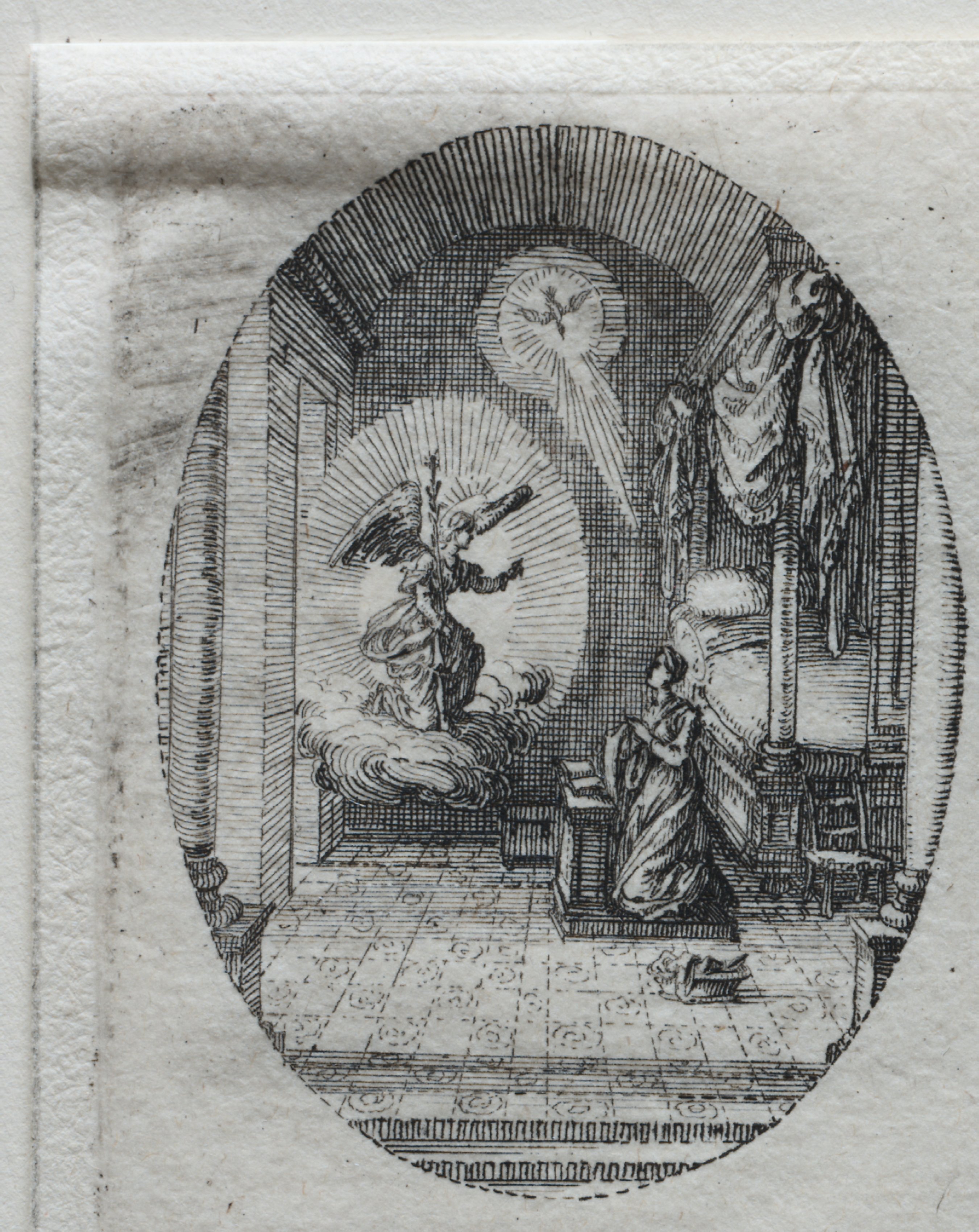 Jacques Callot, The Mysteries of the Passion:  The Annunciation