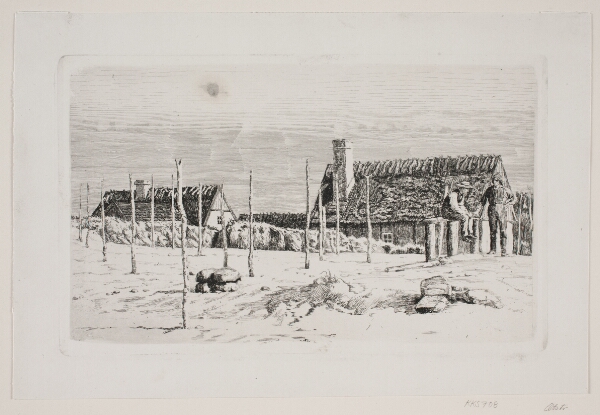Carl Bloch, Parti i Hornbæk. Søndag formiddag