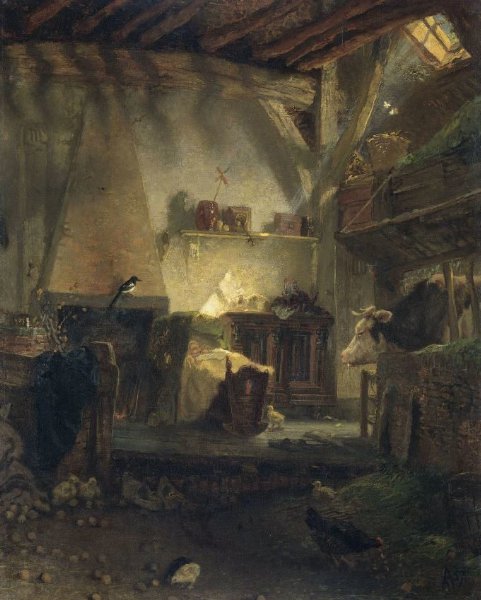 August Allebé, Well-guarded Infant