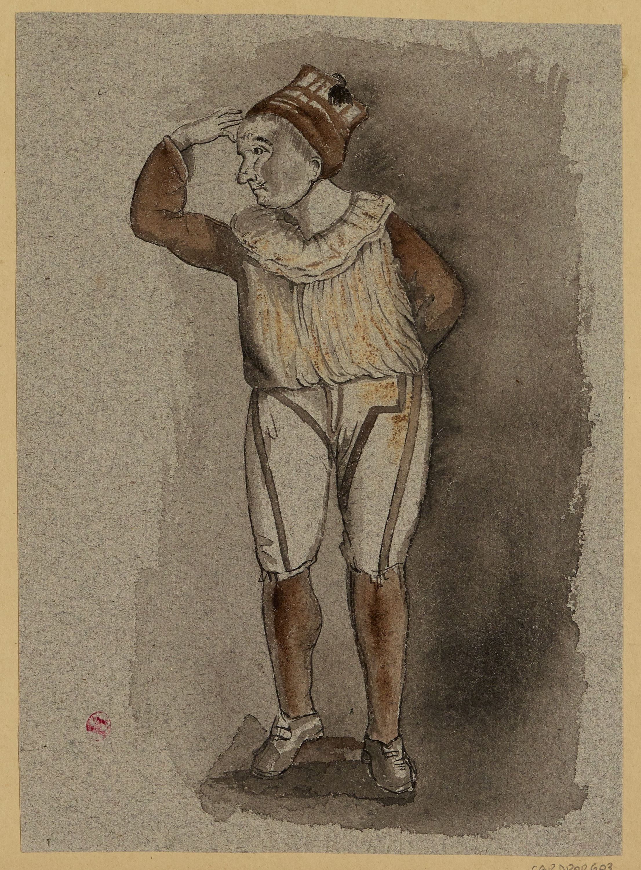 Anonyme, Portrait Deslauriers dit Bruscambille, anonyme
