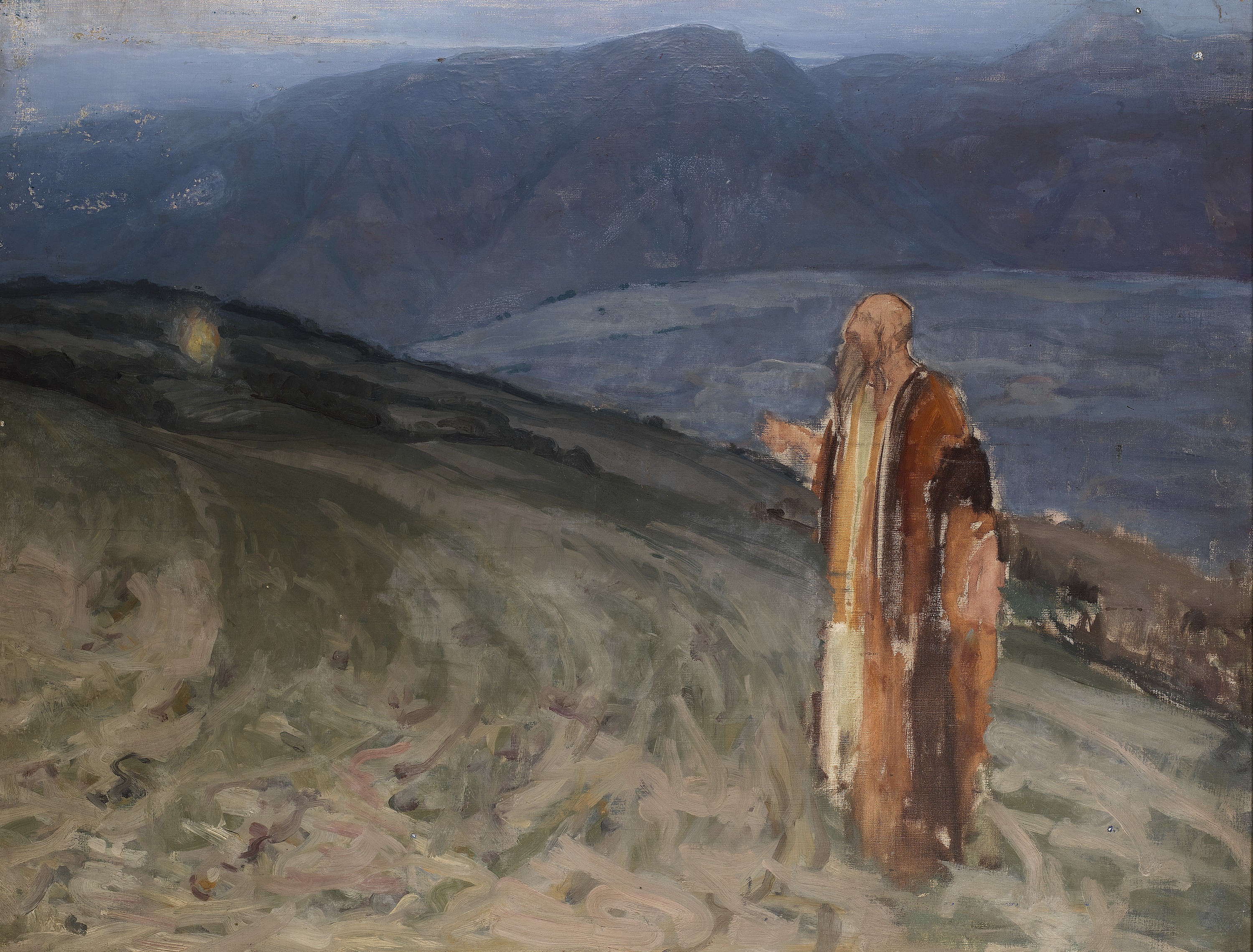 Henry Ossawa Tanner, Study for Moses and the Burning Bush