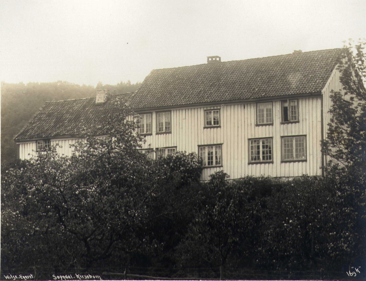 Anders Beer Wilse, Kirseboms hus, Sokndal, Rogaland. Fotografert 1912.