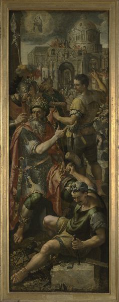Maerten de Vos, The King of Silesia has a Church Built in Honour of Mary