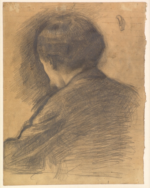 Vilhelm Hammershøi, Selvportræt, set bagfra