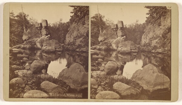 Unknown, Indian mill race, Redwood, Minn.