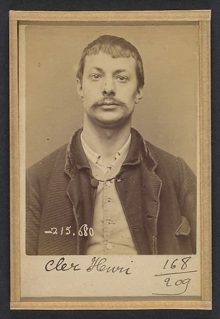 Alphonse Bertillon, Cler. Henri. 31 ans, né à Paris XIe. Ébéniste. Anarchiste. 14/3/94.