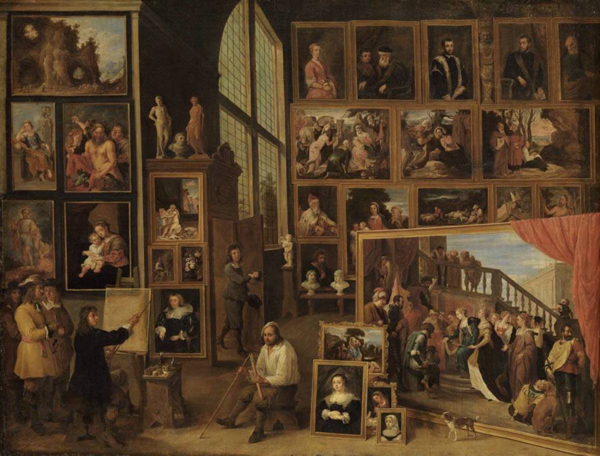 David Teniers the Younger, The Gallery of Archduke Leopold in Brussels (I)