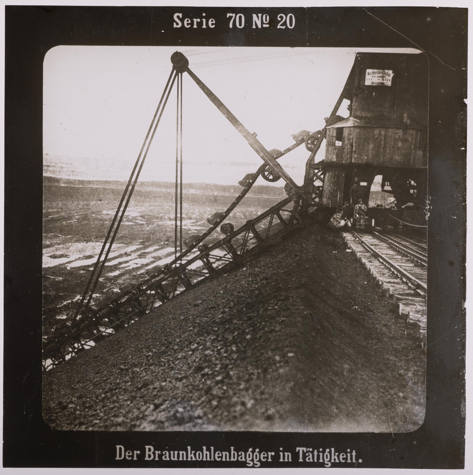 Desconegut, Der Braunkohlenbagger in Tätigkeit Projection für Alle