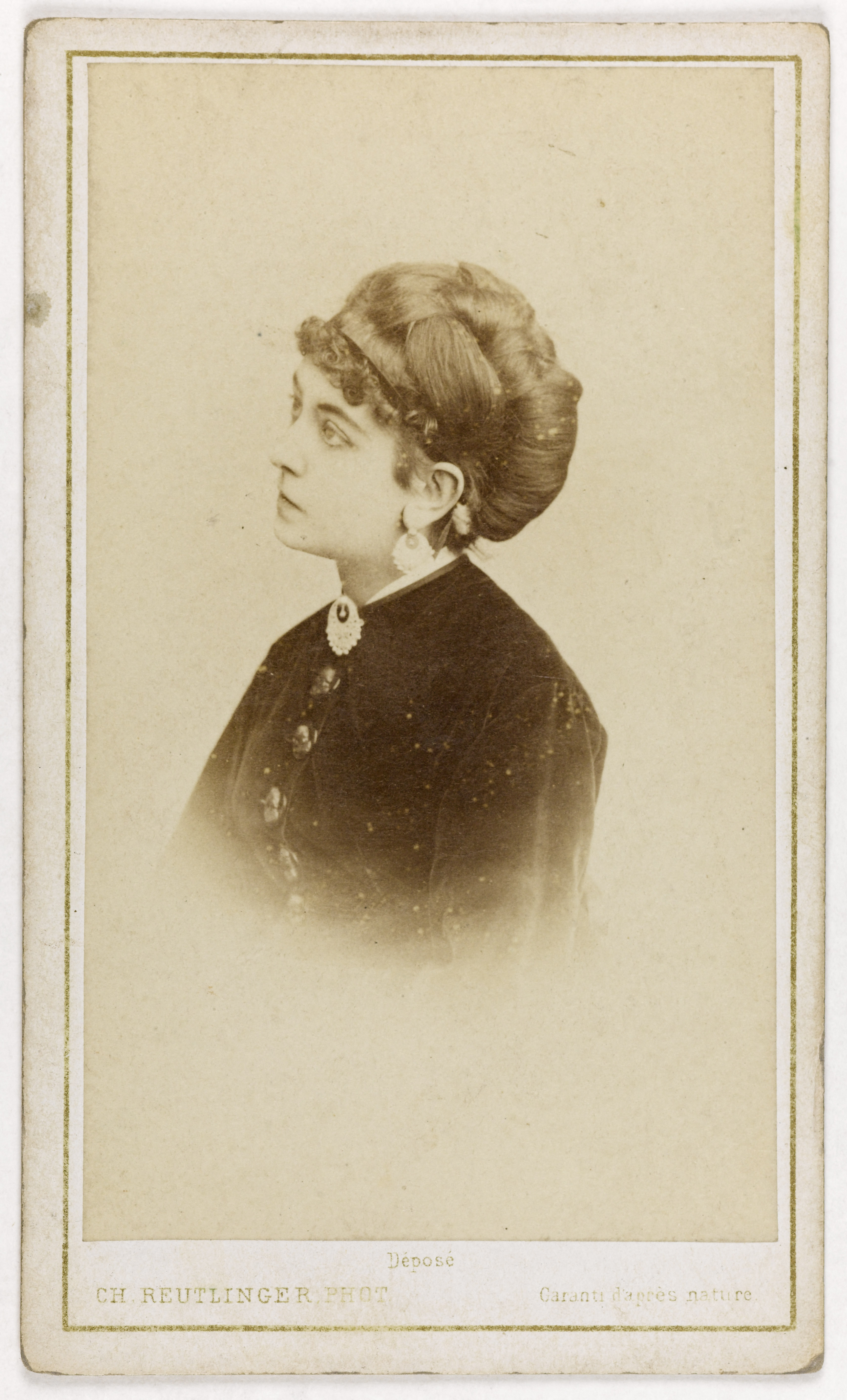 Charles Reutlinger, Portrait de Mme Valentine, actrice