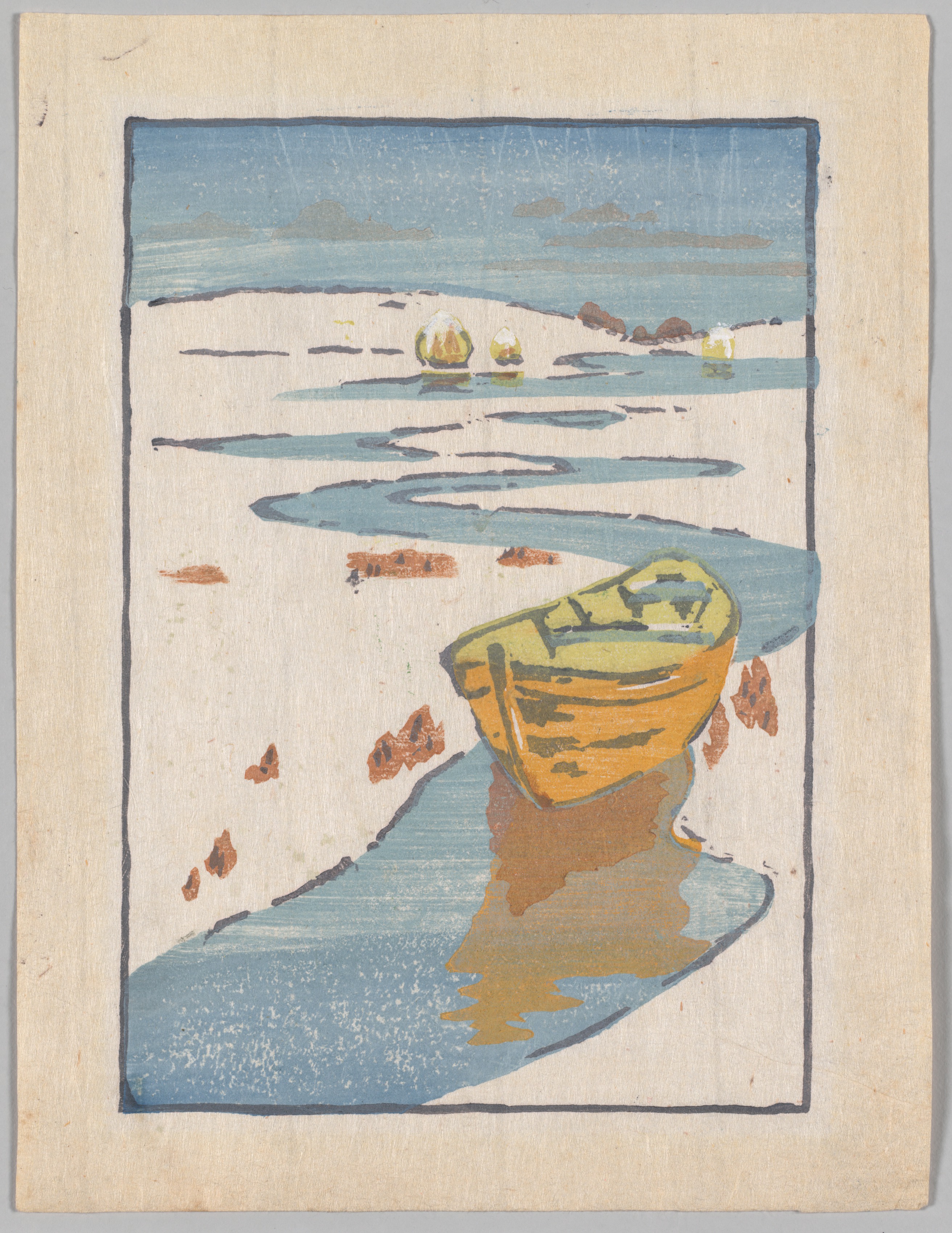Arthur Wesley Dow, The Derelict, or the Lost Boat