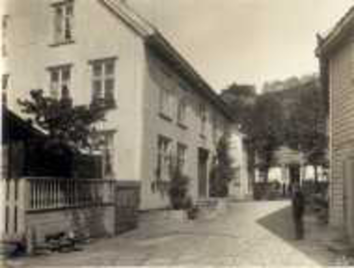 Anders Beer Wilse, Gateparti, Mandal, Vest-Agder. Fotografert 1912.