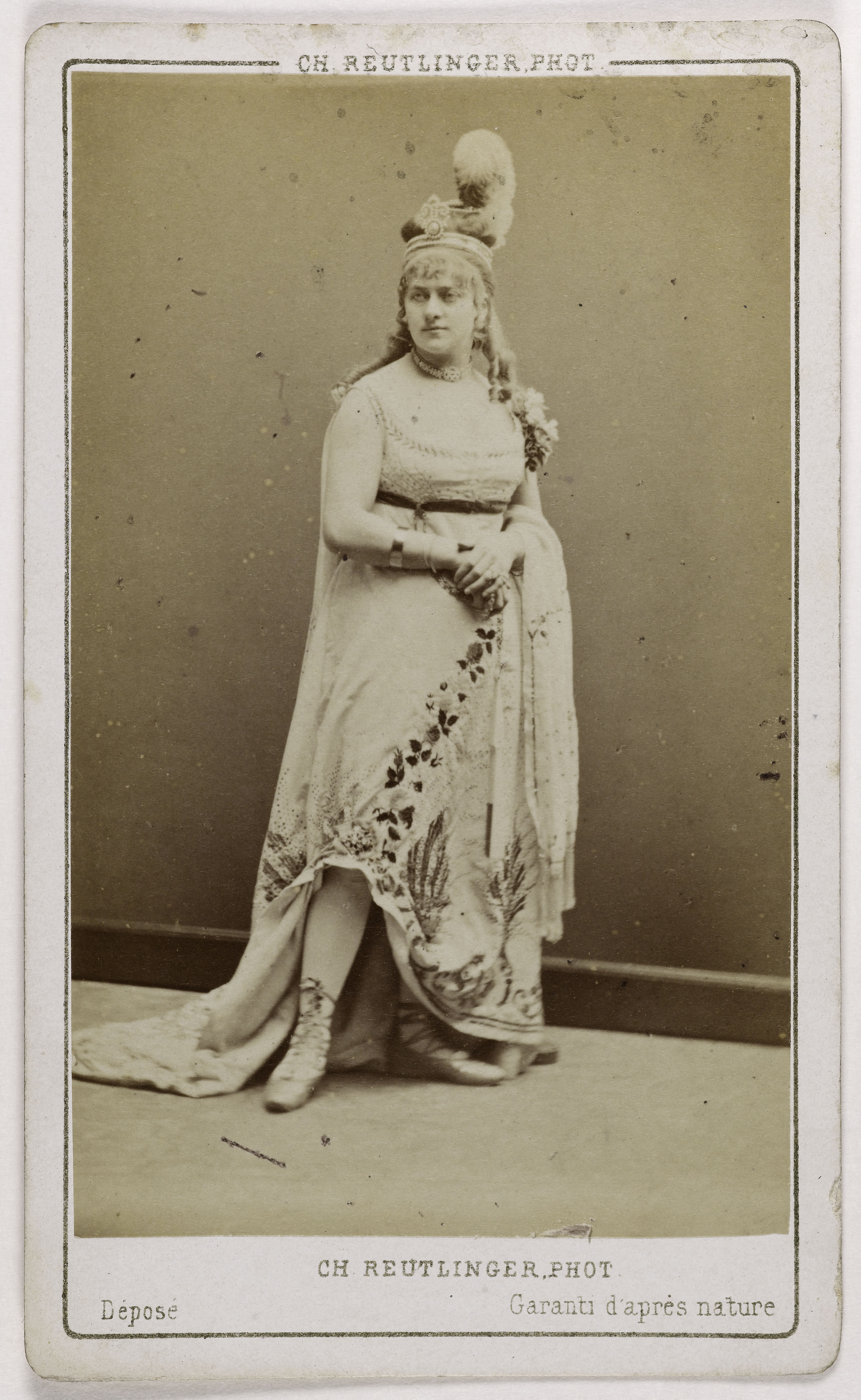 Charles Reutlinger, Portrait d'Amélie Bode (actrice)