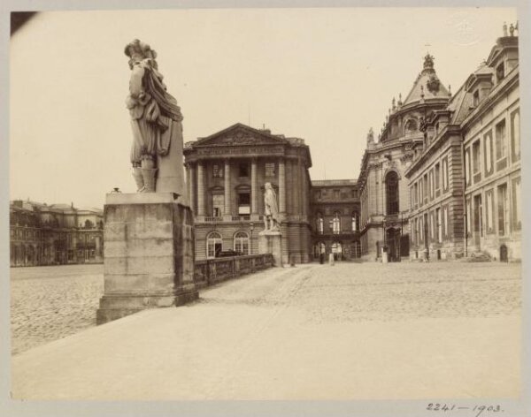 Atget, Jean-Eugène-Auguste, View of Palace, Versailles, France