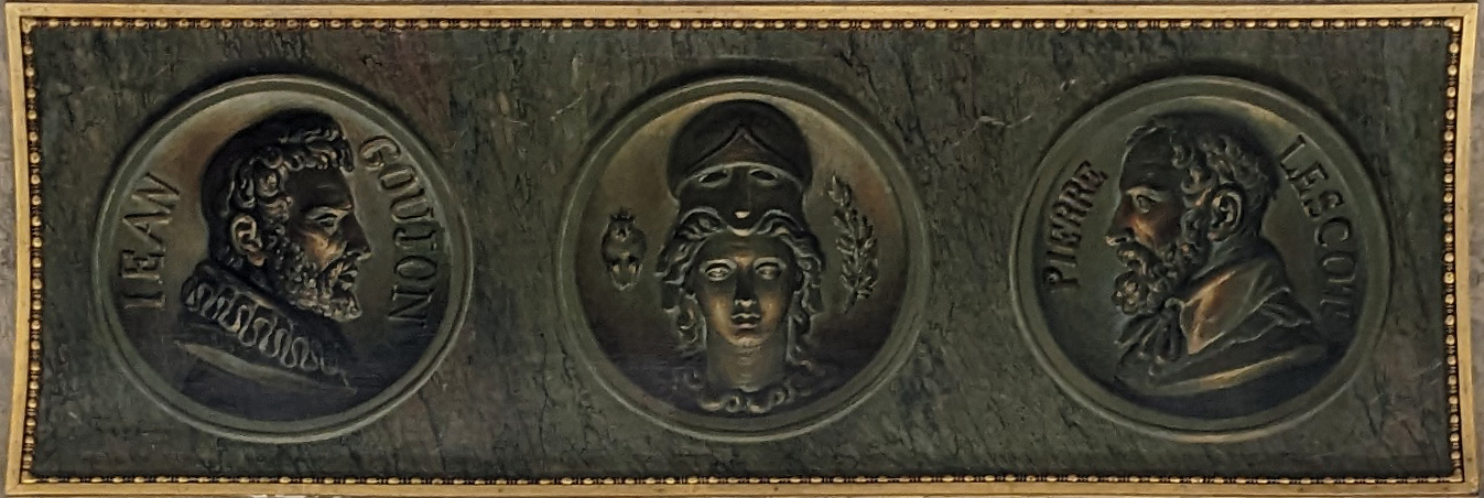 Nicolas Gosse, Medallions of Goujon and Lescot