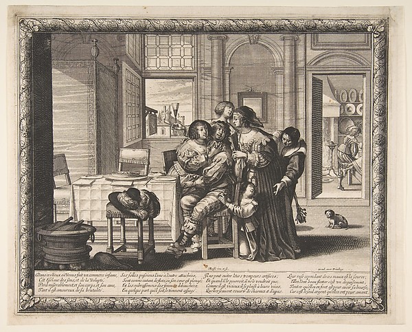 Abraham Bosse, The Prodigal Son in a House of Ill Repute