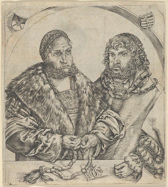 Lucas Cranach the Elder, Frederick the Wise and John the Constant of Saxony