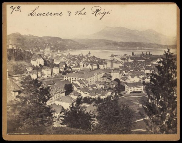 Francis Frith, Lucerne & the Rigi