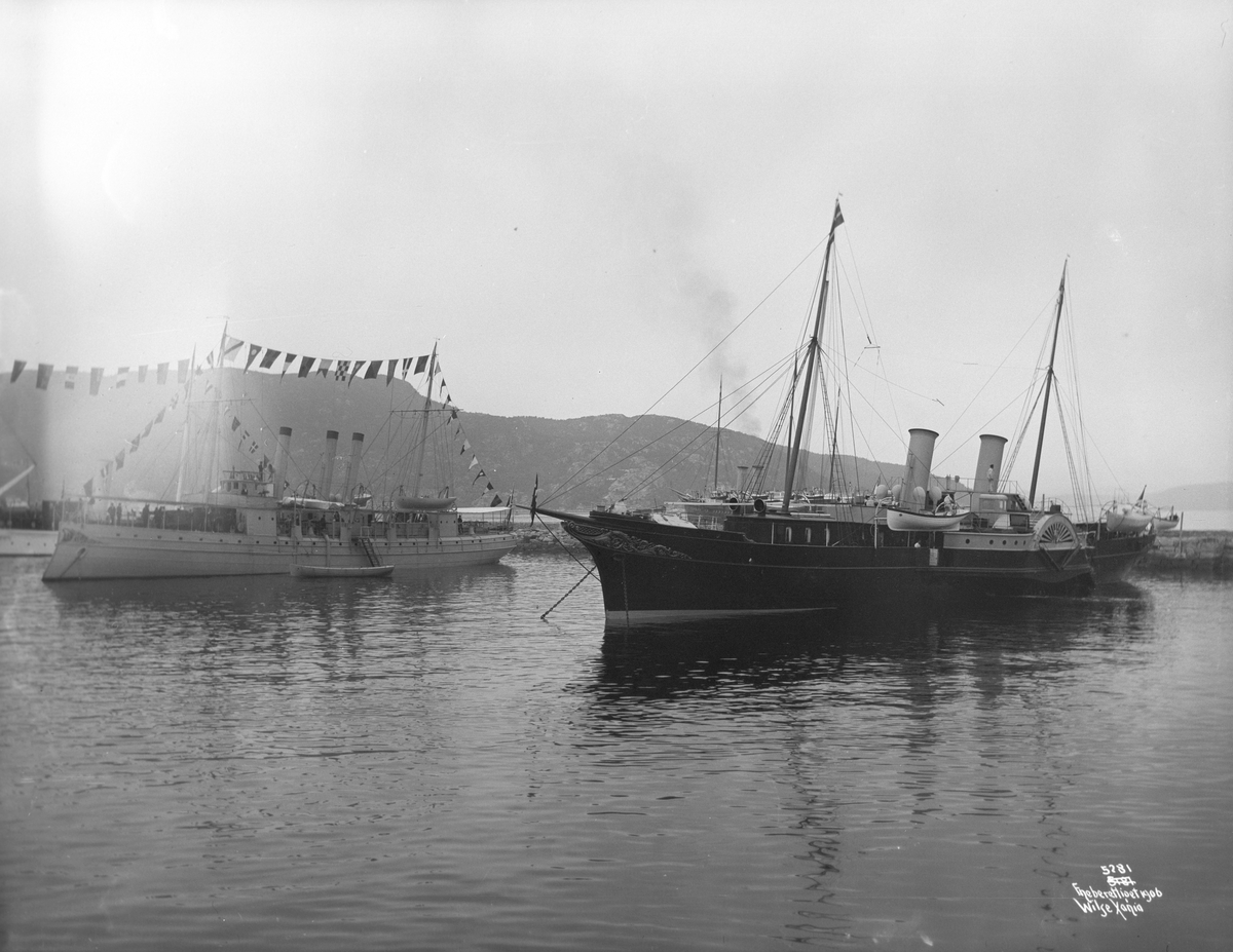 Anders Beer Wilse, Prot: Trondhjem - Dannebrog og Flaaten 15/5 1906