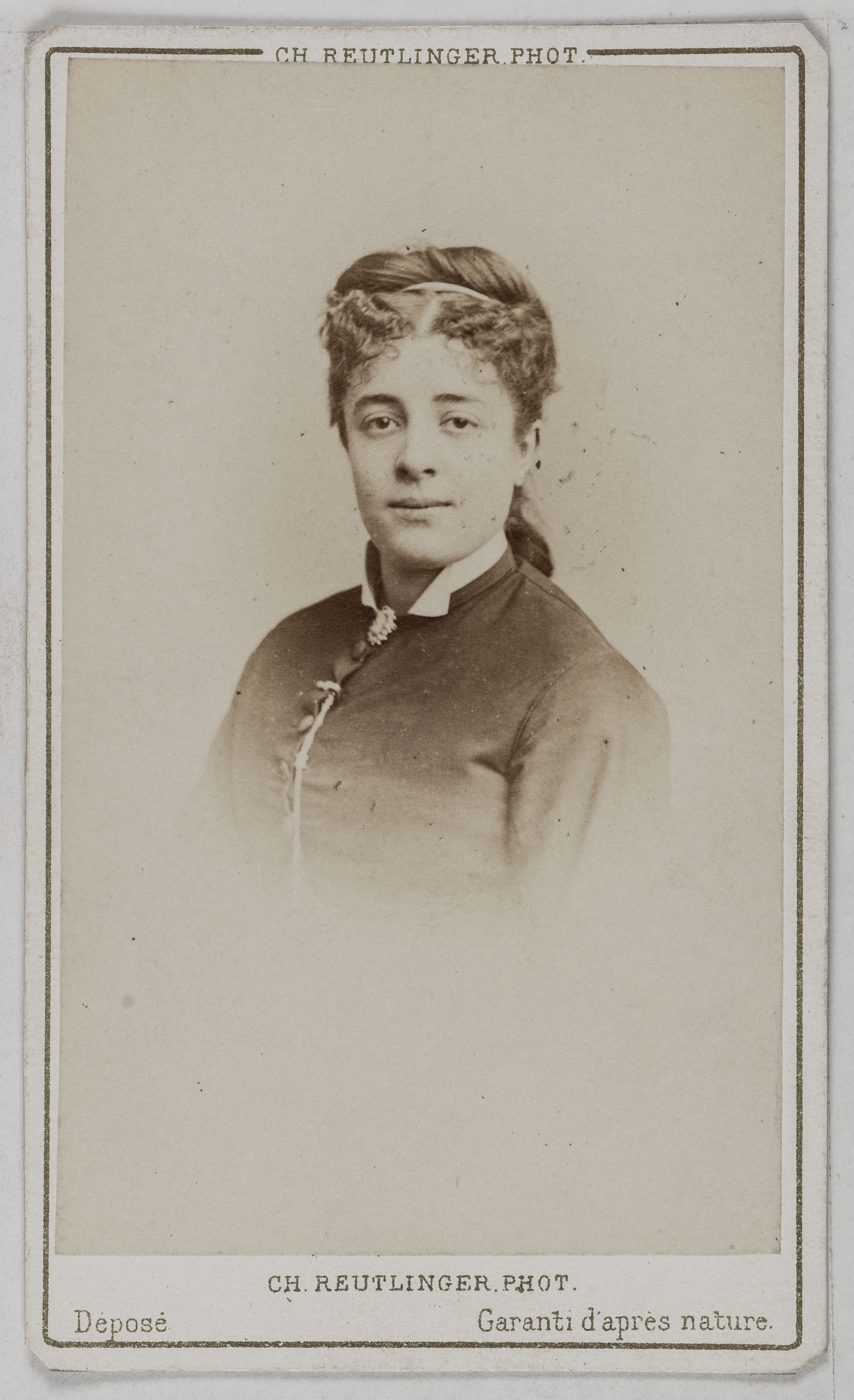 Charles Reutlinger, Portrait d'Anna Judic (Anna Marie Louise Damiens, épouse Israël, dite), (1850-1911), (cantatrice, actrice)