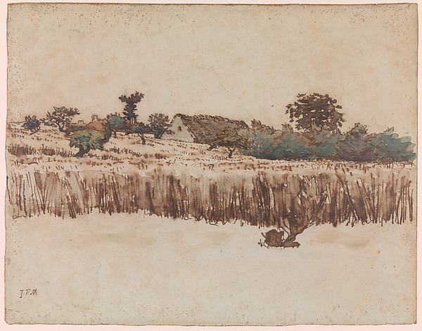 Jean-François Millet, Hamlet in a Wheat Field, Vichy