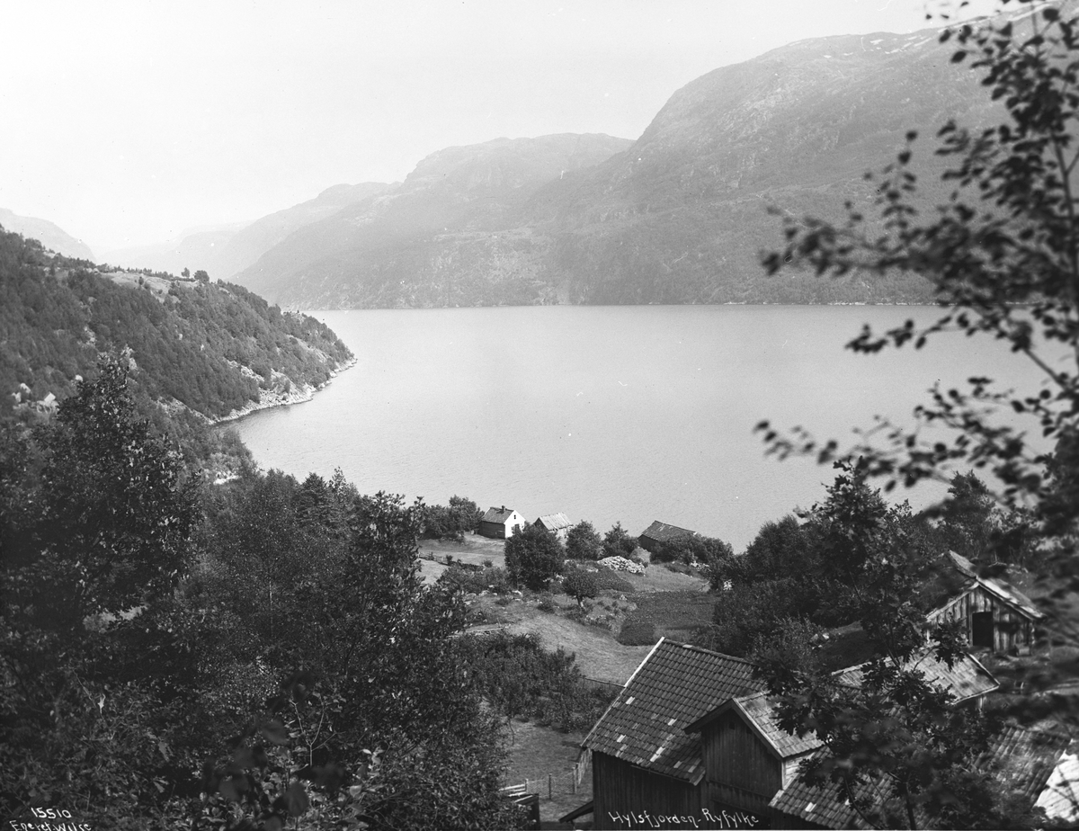 Anders Beer Wilse, "Prot: Hylsfjorden Konv: Hylsfjorden fra Løland"