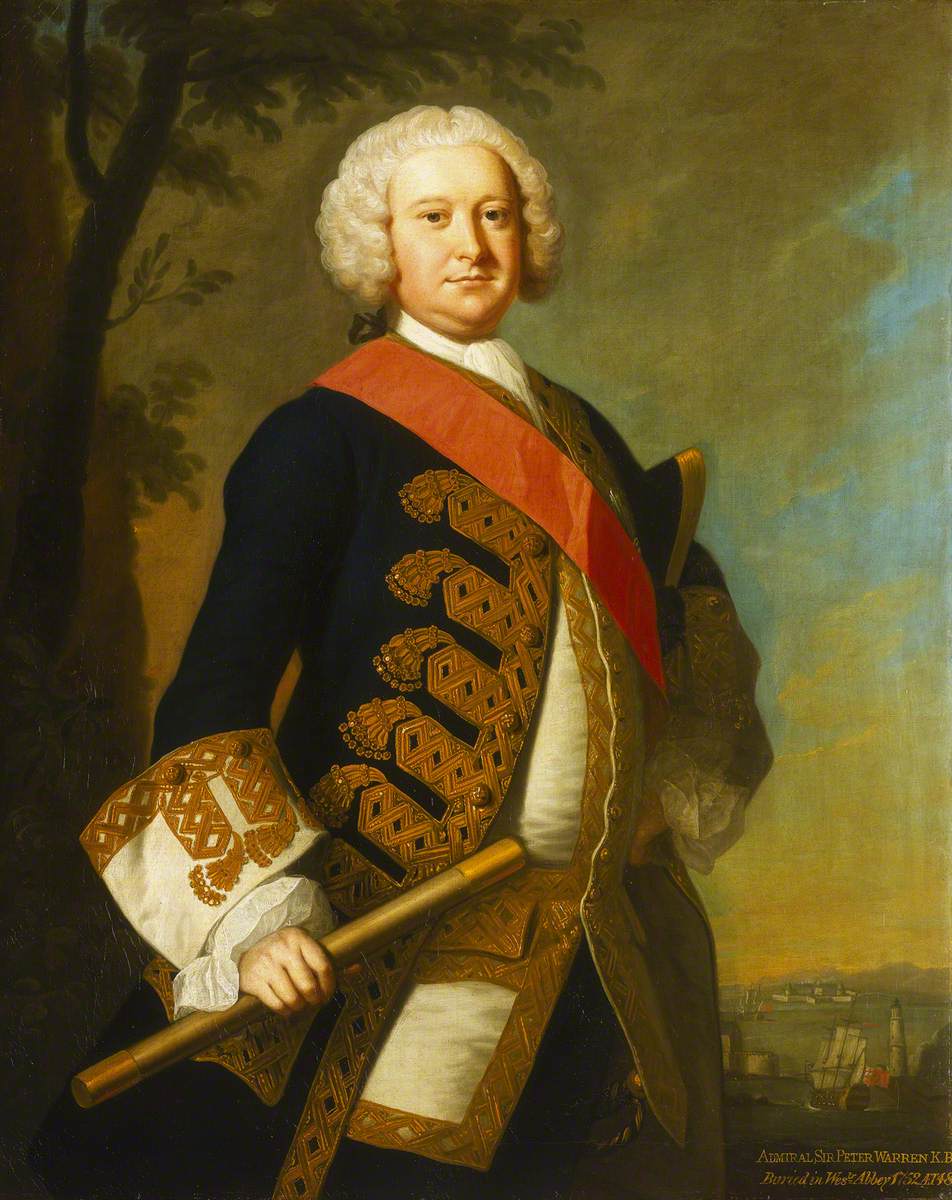 Thomas Hudson, Admiral Sir Peter Warren, 1703/04-52