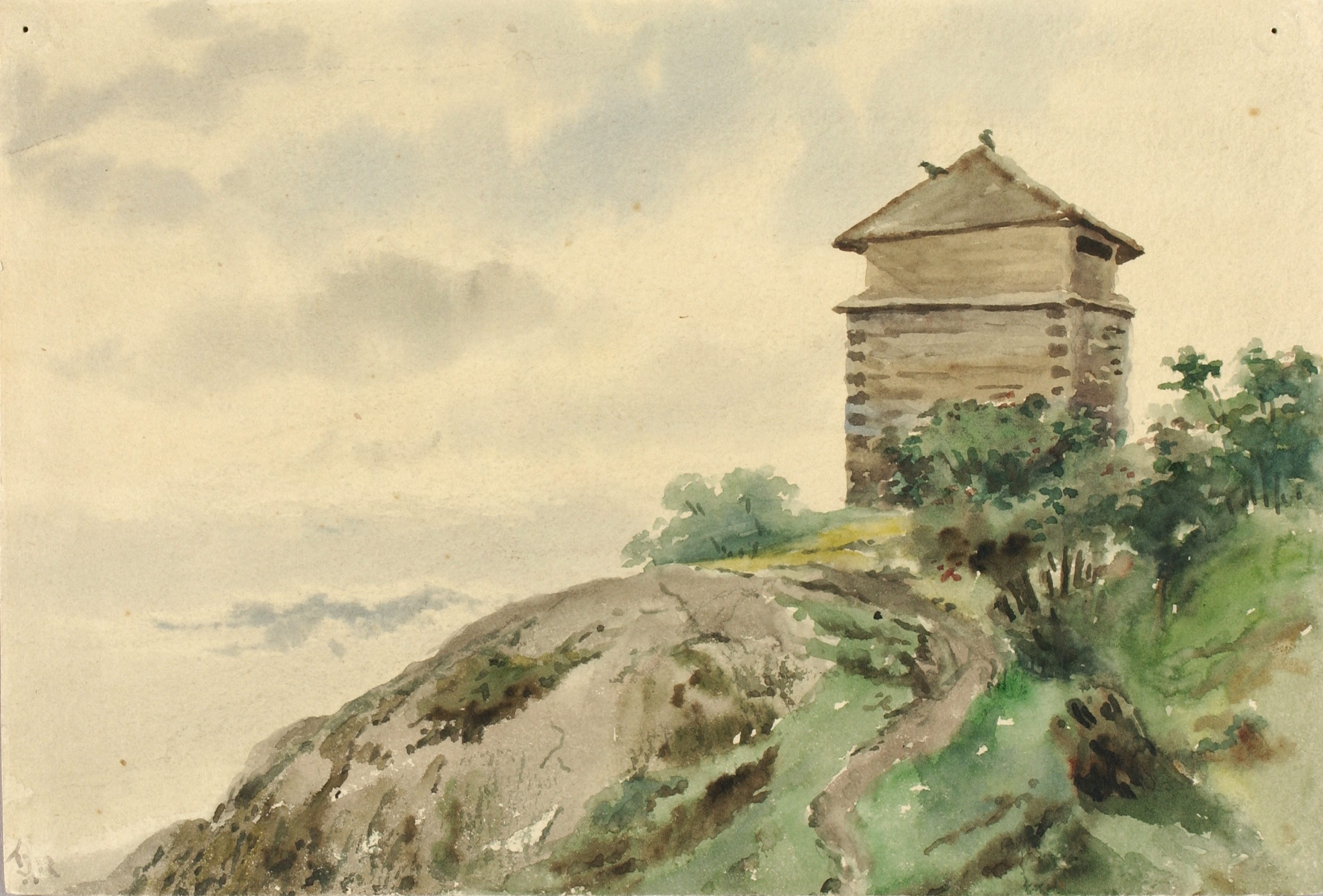 Theodore J. Richardson, Block House, Alaska, 1887