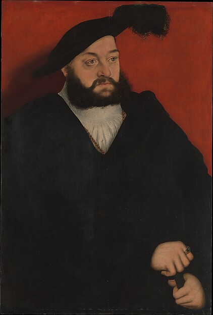 Lucas Cranach the Elder, Johann (1498–1537), Duke of Saxony