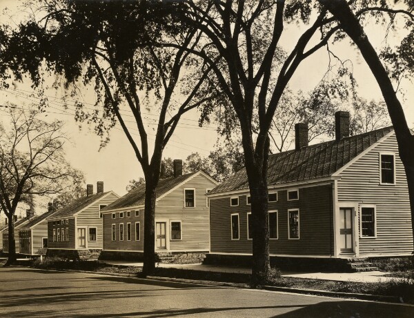 Walker Evans, Millworkers' Houses in Willimantic, Connecticut
