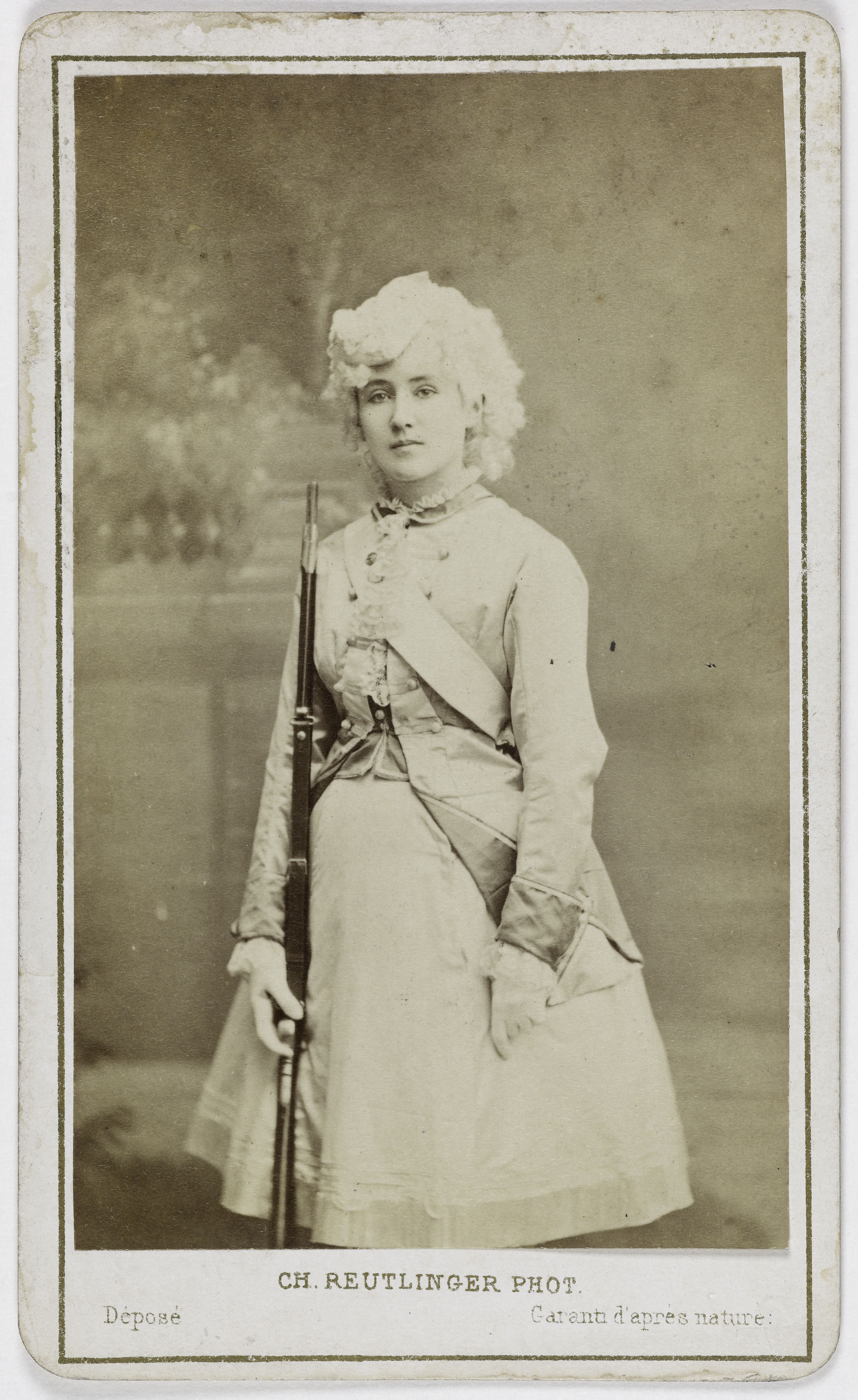 Charles Reutlinger, Portrait de Marcelle Duranty (actrice au théâtre de la Porte-Saint-Martin)