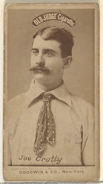 Goodwin & Company, Joseph P. "Joe" Crotty, from the Old Judge series (N172) for Old Judge Cigarettes