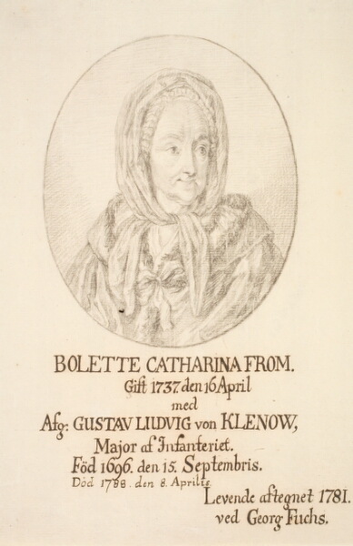 Georg Mathias Fuchs, Portræt af Bolette Catharina From
