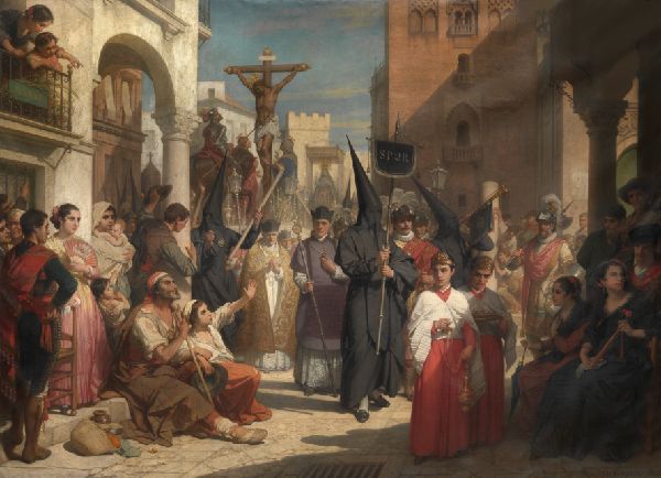 Nicaise De Keyser, Good Friday Procession in Seville
