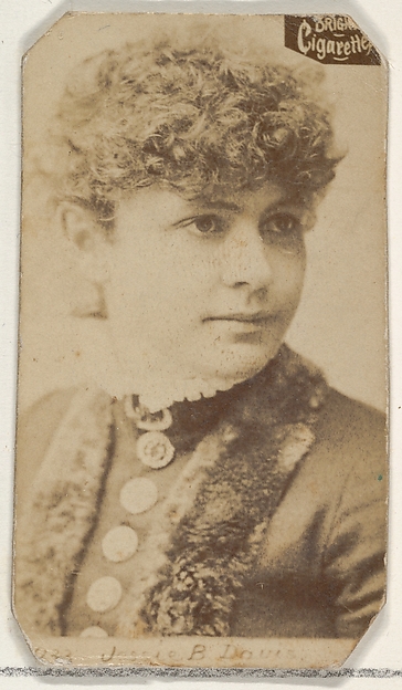 Allen & Ginter, Card 933, Jessie B. Davis, from the Actors and Actresses series (N45, Type 2) for Virginia Brights Cigarettes
