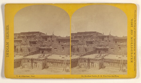 Timothy H. O'Sullivan, Zuni Pueblo, N.M. View from the Plaza.