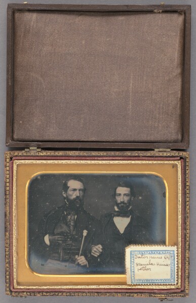 Unknown, [Portrait of Doctor Haine and Mr. Haleck]