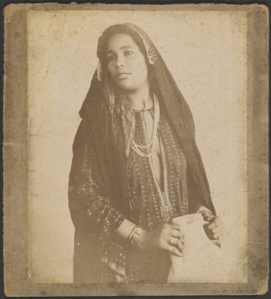 Unknown, [Young woman with veil]