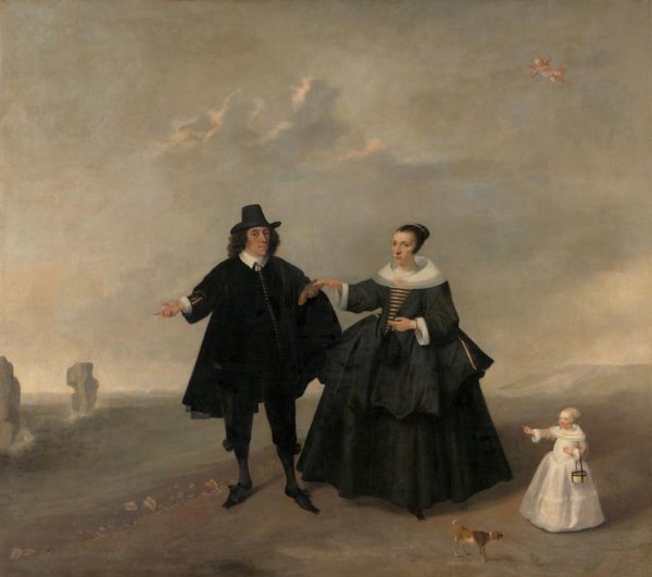 anonymous, Portrait of a Married Couple with Child, Members of the Beresteyn Family