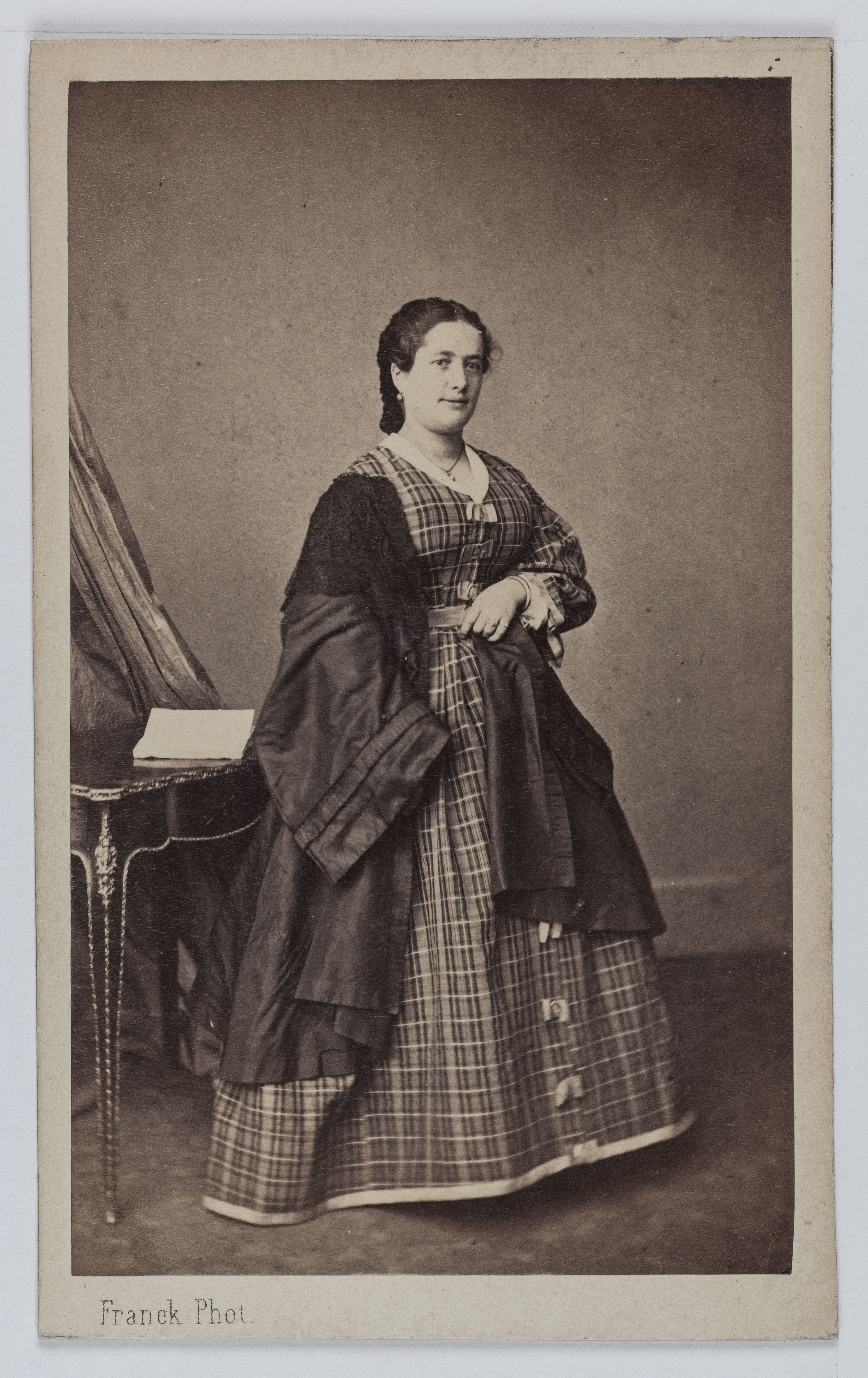Franck, Portrait de Marie Joséphine Protat (1839-1906), actrice de théâtre.