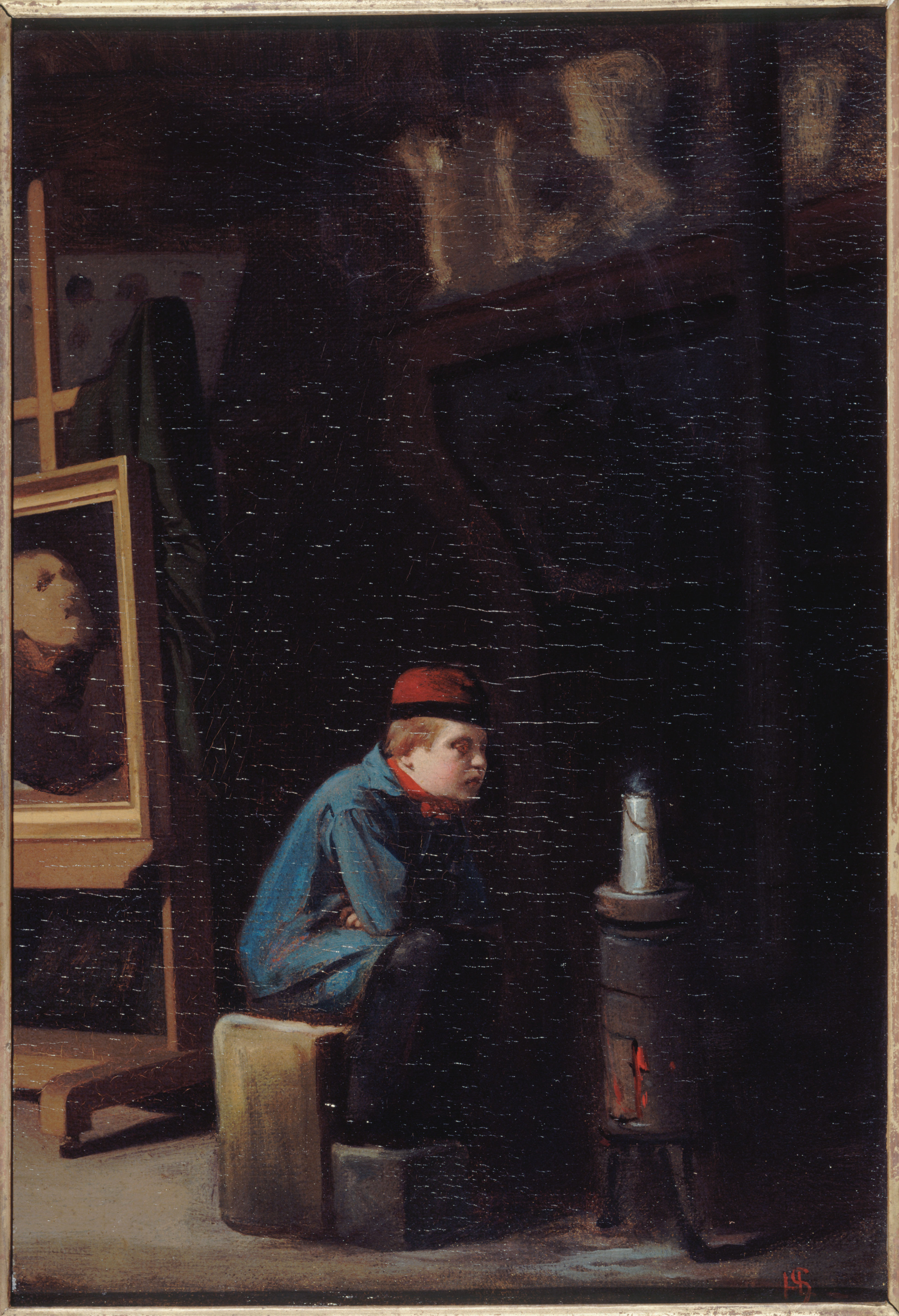 Anonyme, Intérieur d'atelier